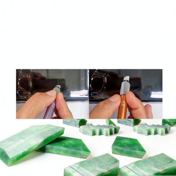 ZZJJYT Mohs Hardness Test Kit Gemstone Mineral Equipment-3