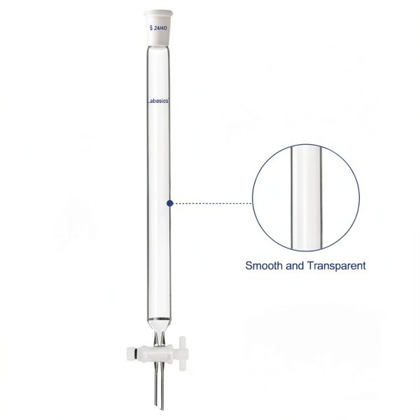 Labasics Glass Chromatography Column Sintered Disc Reusable-1