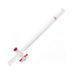 ADAMAS-BETA Chromatography Column PTFE Stopcork Glass-0