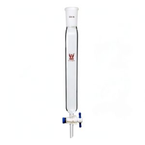CS Labglass Chromatography Column Borosilicate Glass Lab Use-0