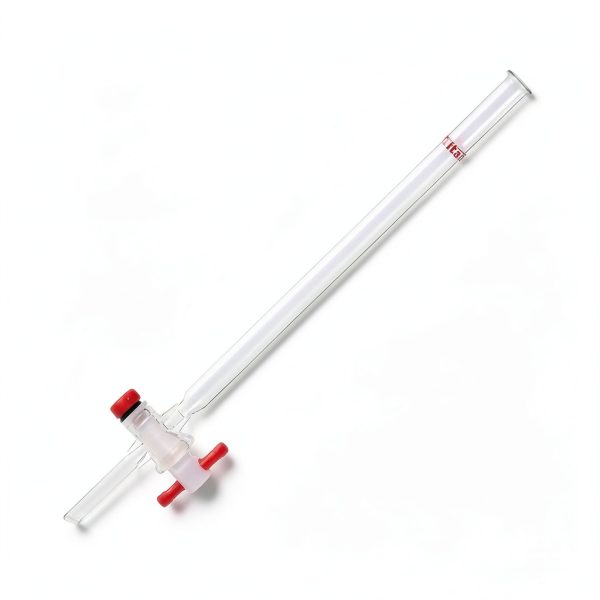 ADAMAS-BETA Chromatography Column PTFE Stopcork Glass-1