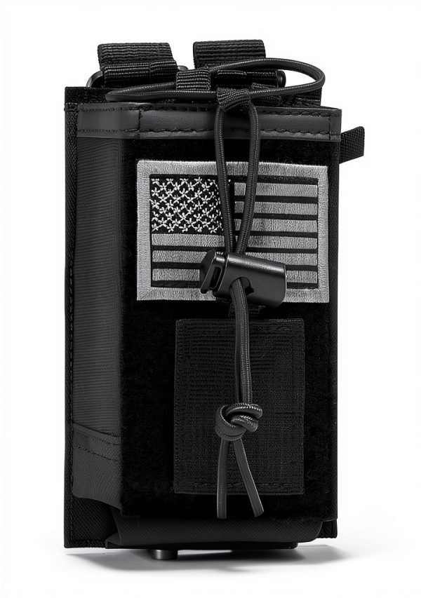 LUITON Radio Case Nylon Molle Pouch Tactical Two Way-0