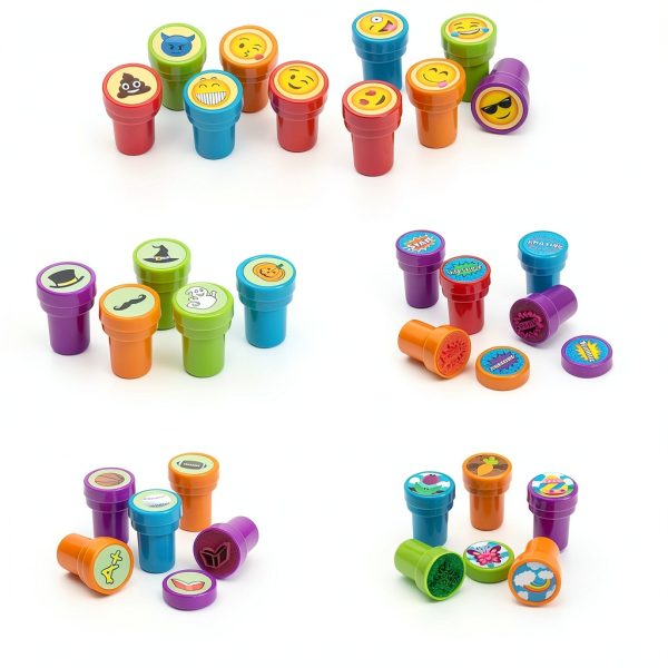 Joyin Kids Pre Inked Stamp Assortment 100 Pieces-2