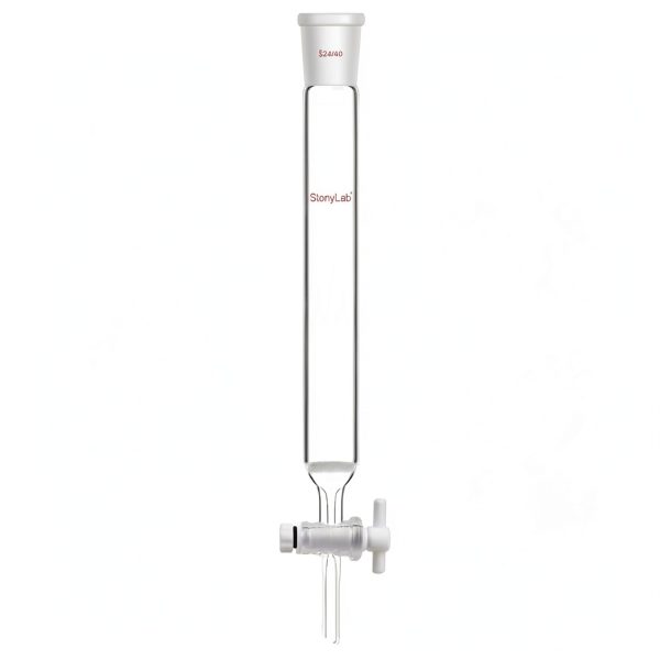 Chromatography Column STONYLAB 1 inch ID 8 inch Length-0
