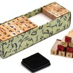 Wooden Stamp Set Toptime 40pcs Wooden Rubber Stamps-0