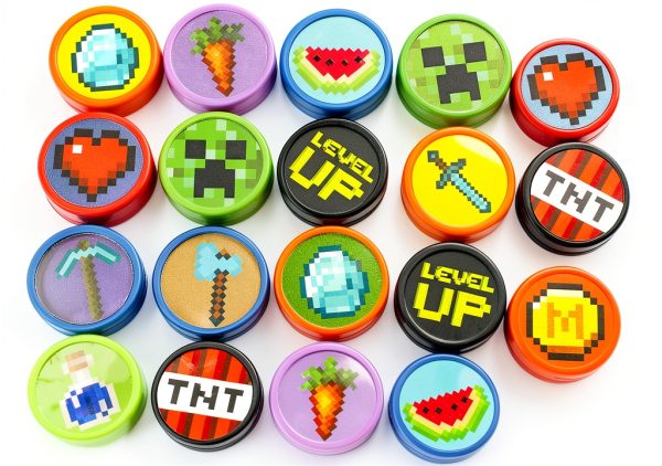 Pixel Miner Stampers for Kids by GISUKA-1