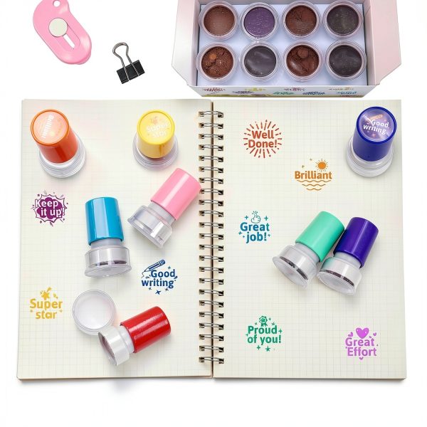 Teacher Stamps Fancy Land Motivational Kids Design-2