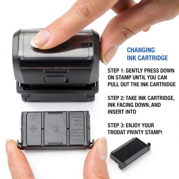 DIY stamping kit Trodat Self Inking Textile Stamp Model 175413 Kids-3