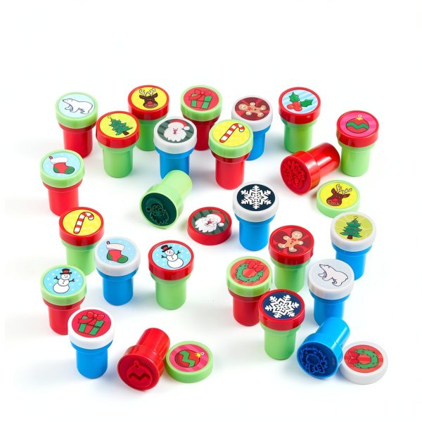 Christmas Stamps Bulk 25pcs 12 Designs Joyin US Corp Stamping Set-1
