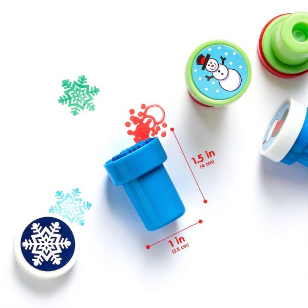 Christmas Stamps Bulk 25pcs 12 Designs Joyin US Corp Stamping Set-3
