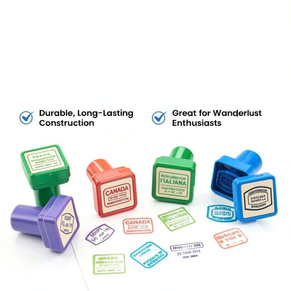 Geography Stampers by Oriental Trading Non Toxic 12 Country Set-4