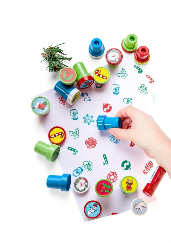 Christmas Stamps Bulk 25pcs 12 Designs Joyin US Corp Stamping Set-2
