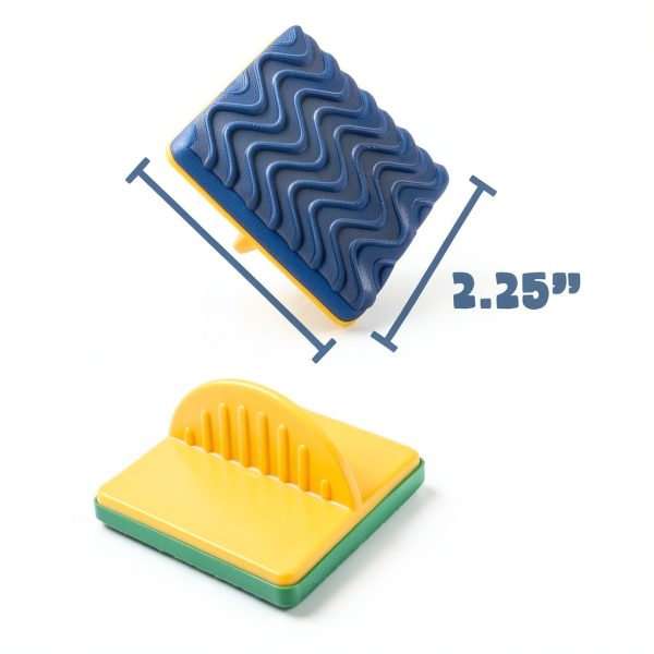 Learning Advantage Textured Stampers CE6651 6 Piece 3D Craft Set-2