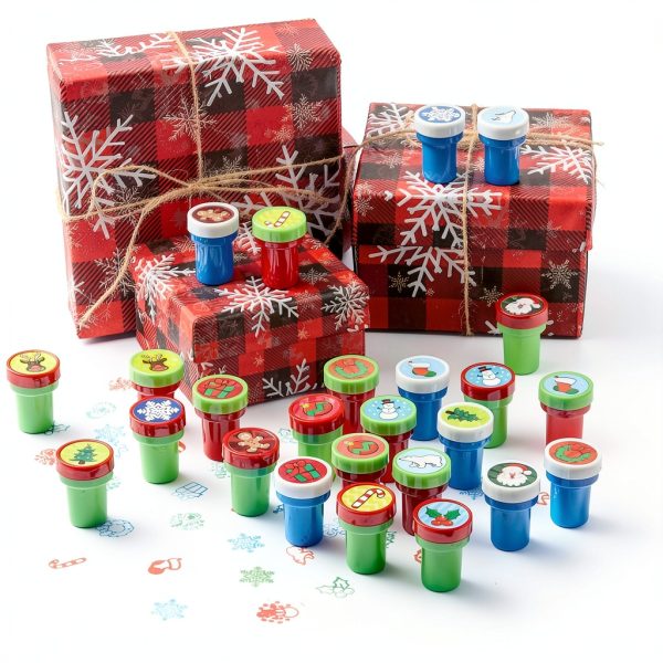 Christmas Stamps Bulk 25pcs 12 Designs Joyin US Corp Stamping Set-4