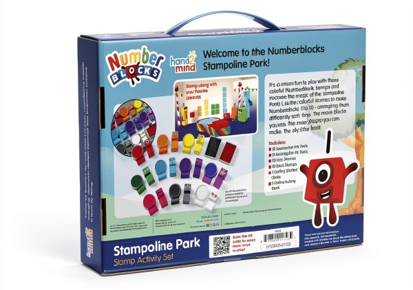 hand2mind Numberblocks Stampoline Park Set 20 Stamps 12 Ink Pads-8