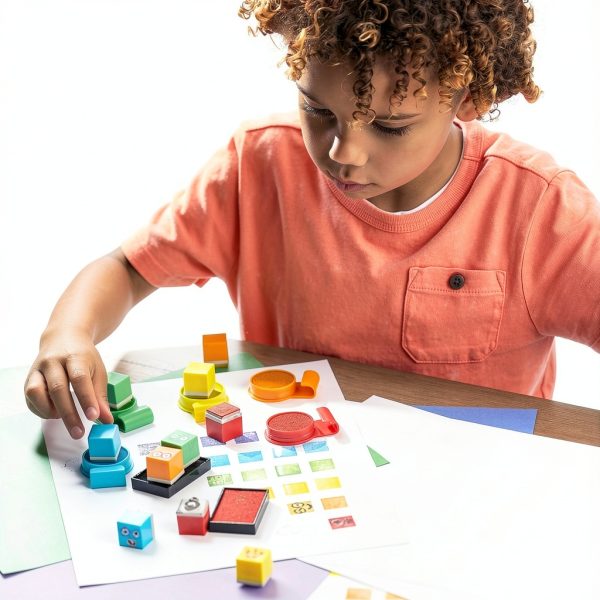 hand2mind Numberblocks Stampoline Park Set 20 Stamps 12 Ink Pads-4